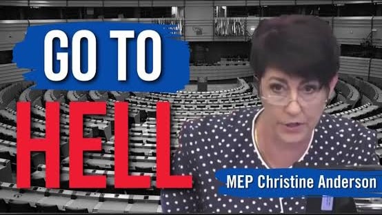 Go to Hell’: MEP Christine Anderson Delivers Damning Message to the Global Tyrants - Fringe News